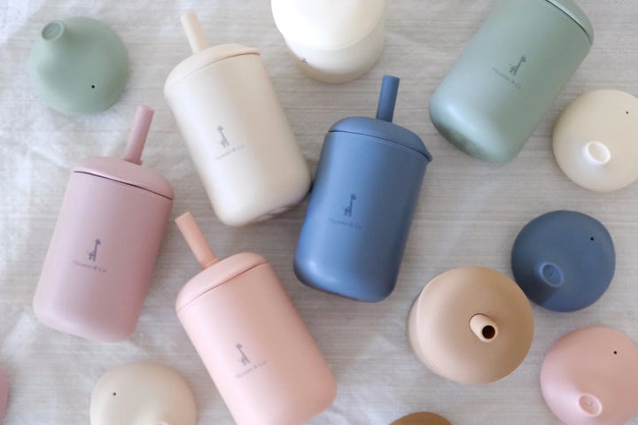 gobelet silicone paille et bec Micasso accessoire cuisine bébé