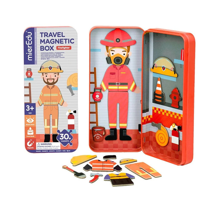 Casse-tête boîte magnétique Voyage - Pompiers - MierEDU Jouet/jeux MierEdu 