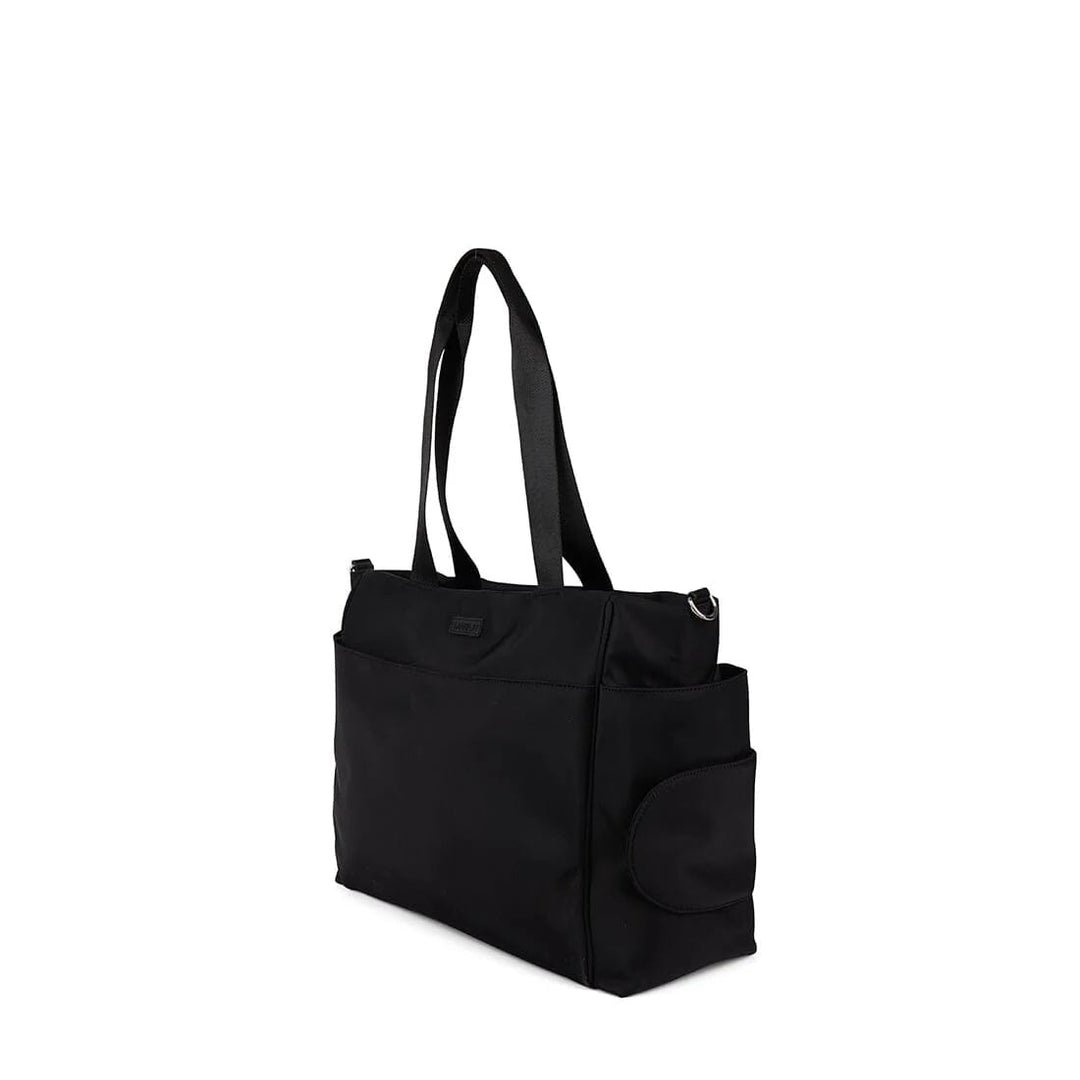 sac fourre-tout nylon noir maternité Milani Mlle et Coco