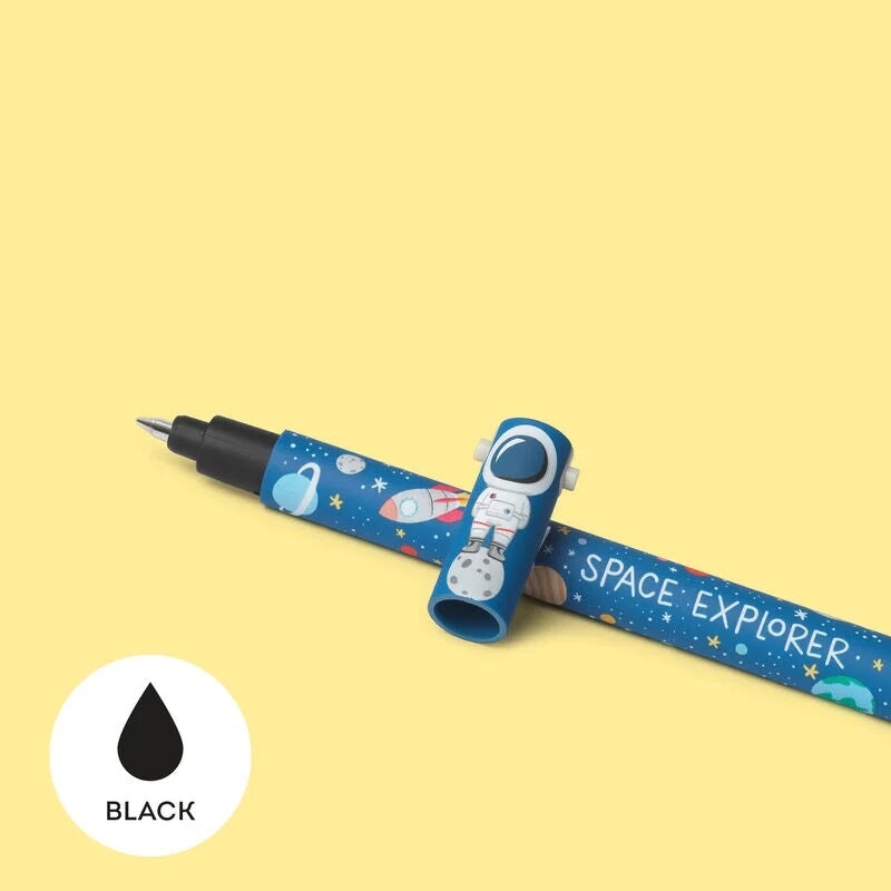 stylo effaçable Legami milano accessoire crayon animaux dino cochon espace