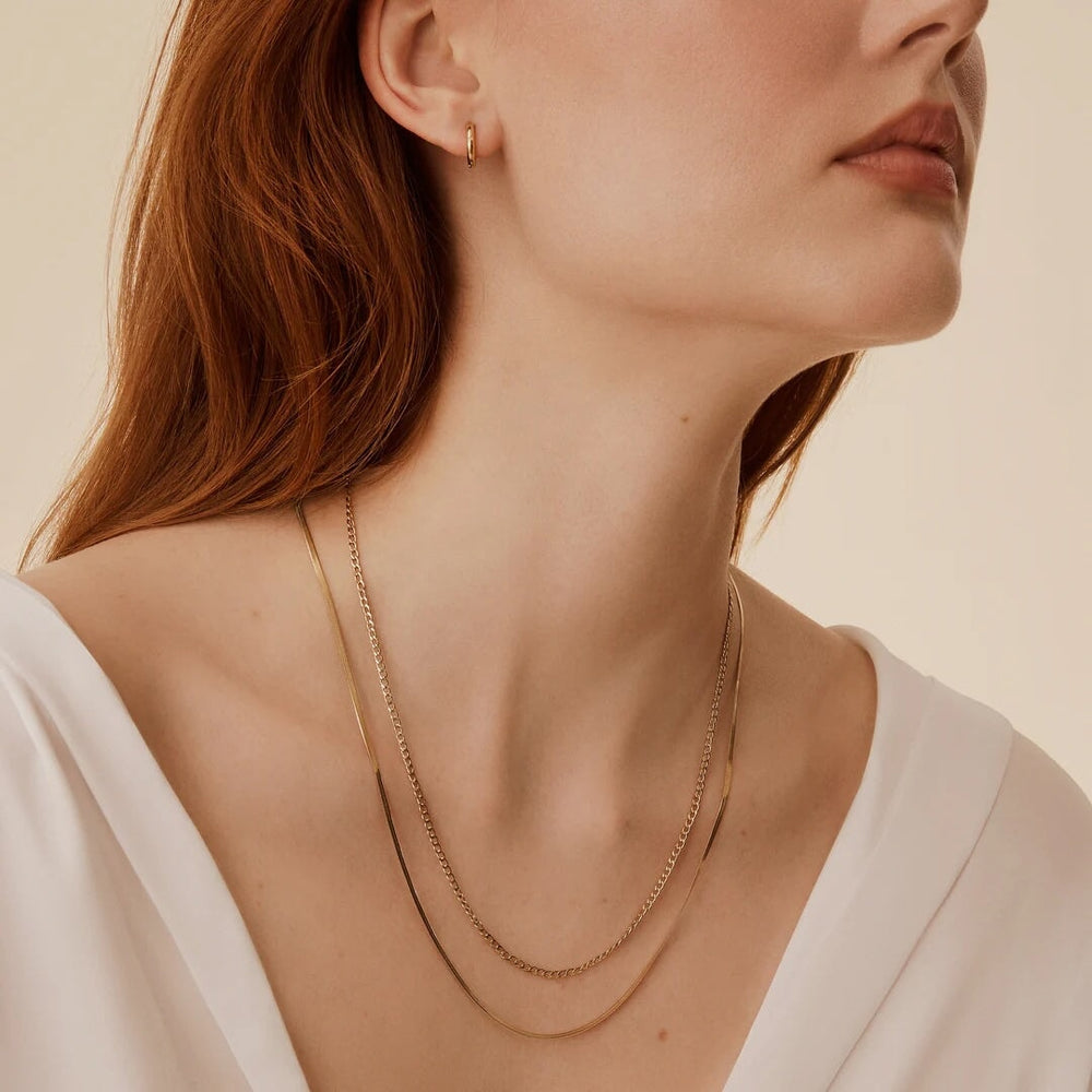 boucle oreille huggie Mia bijoux Mlle et Coco