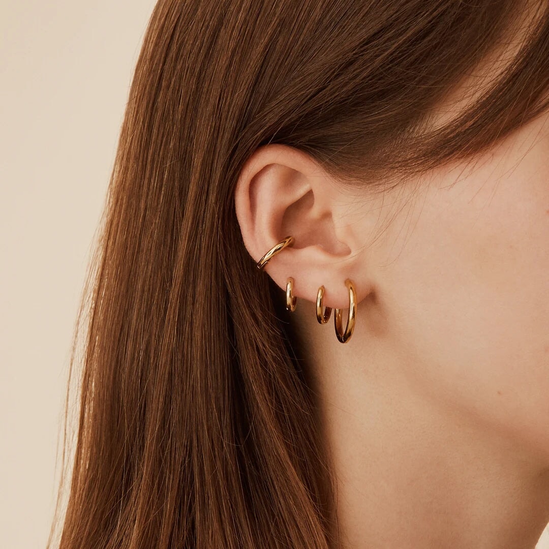 boucle oreille huggie Mia bijoux Mlle et Coco