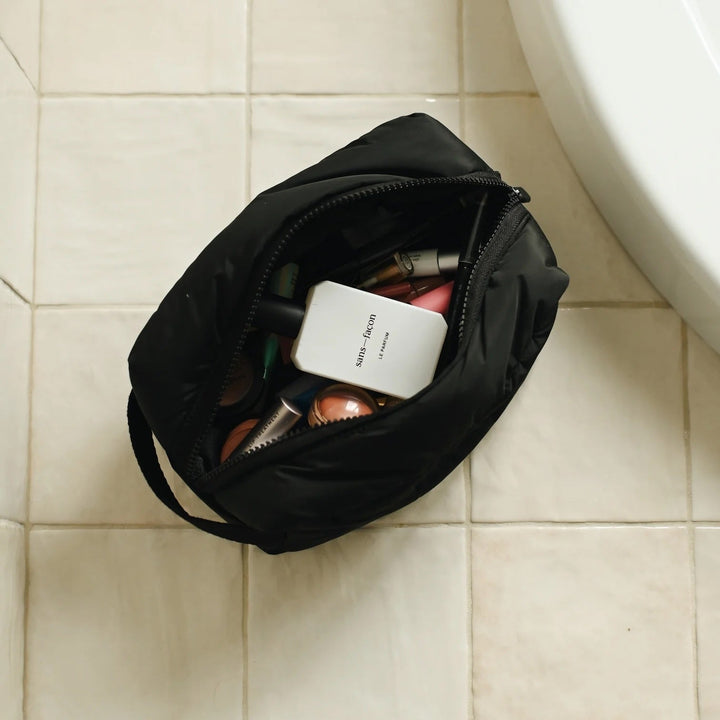 Sac Pochette Noir matelassé Minika Mlle et Coco