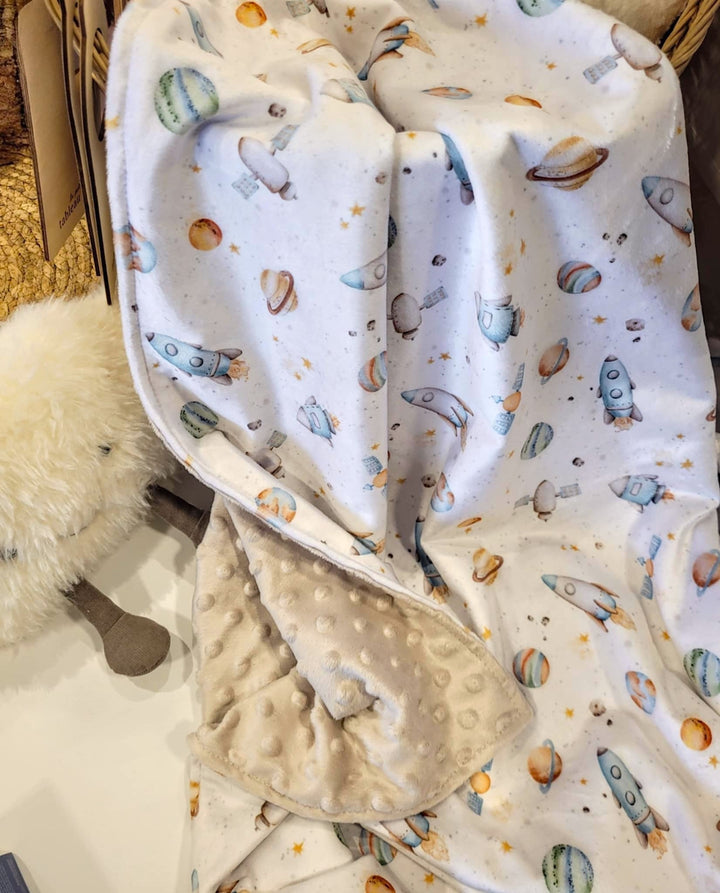 couverture Minky Mlle et Coco Espace accessoire bébé