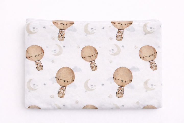 Minky Blanket - Hot Air Balloon Bear - Mlle et Coco