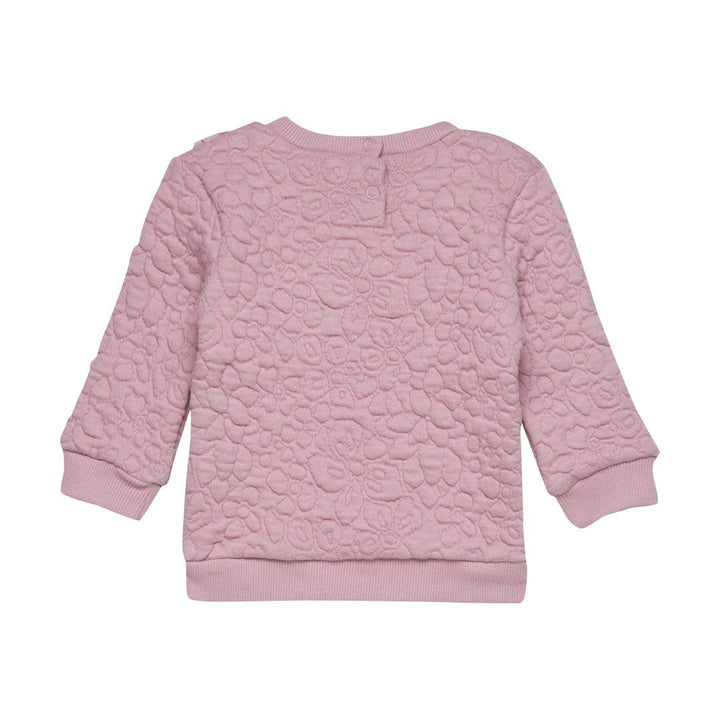Chandail gauffré Rose Minymo Mlle et Coco vêtement