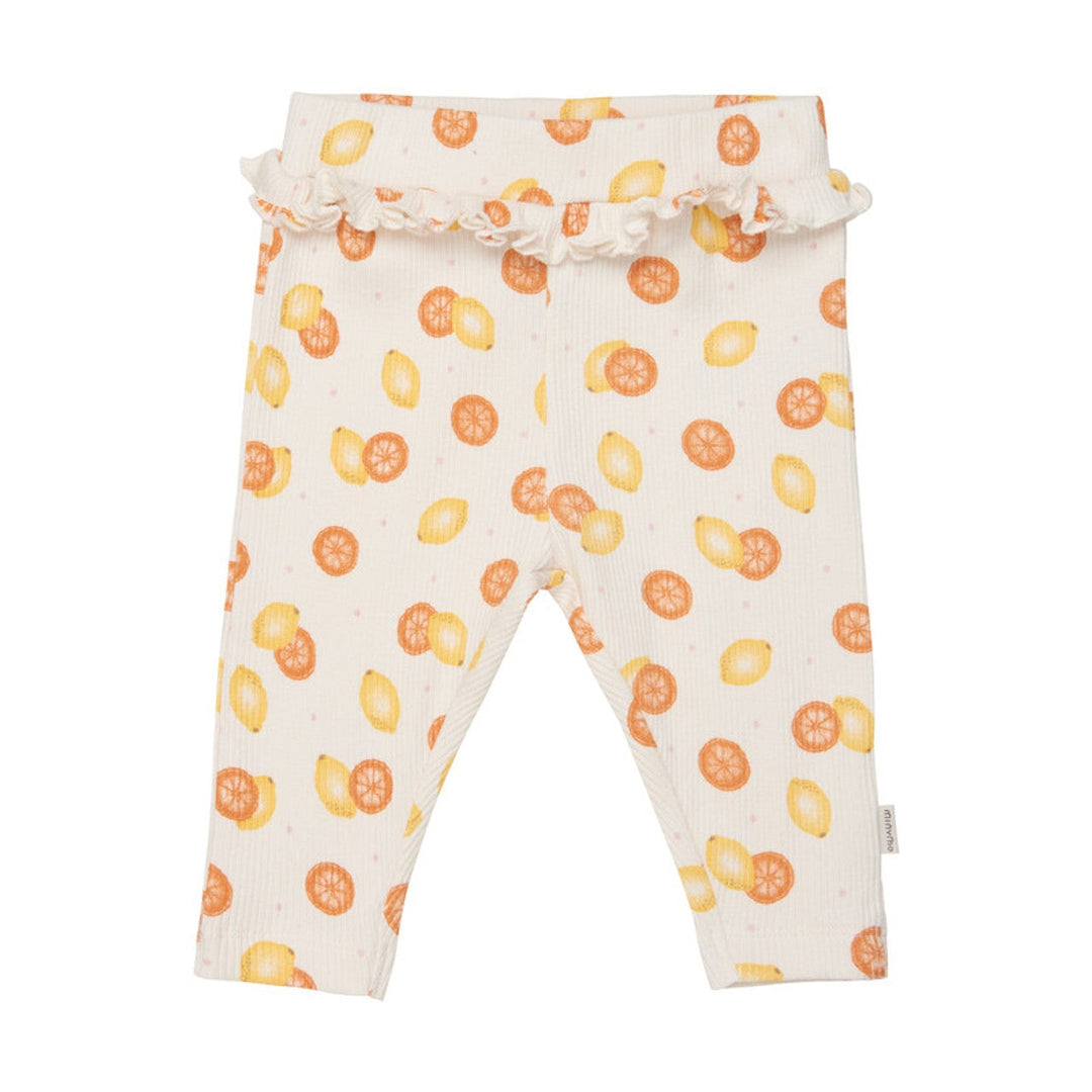 Legging - Citron et pamplemousse - Minymo Vêtements (échantillons) Minymo 