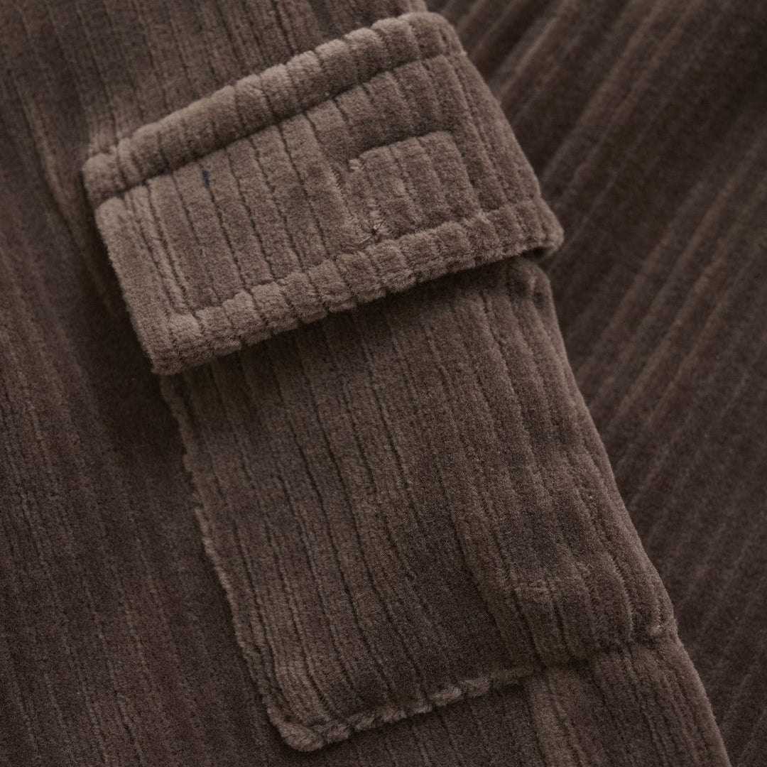 Pantalon corduroy brun taupe Minymo Mlle et Coco