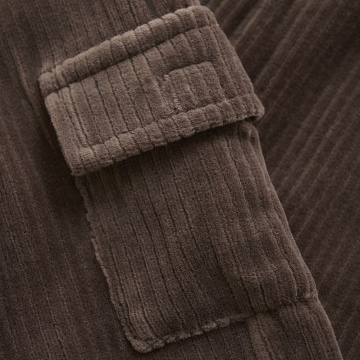 Pantalon corduroy brun taupe Minymo Mlle et Coco