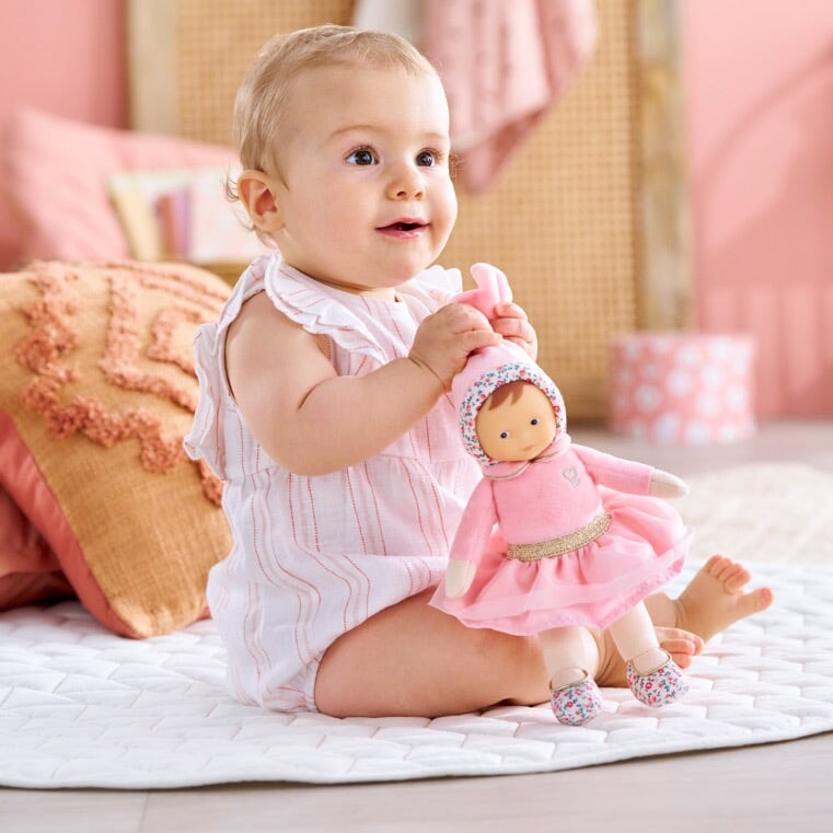 Poupée Miss Ballerine Rose grenadine de Corolle. Première poupée dès la naissance