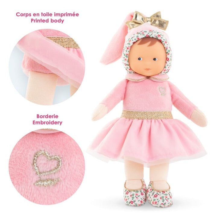 Poupée Miss Ballerine Rose grenadine de Corolle. Première poupée dès la naissance