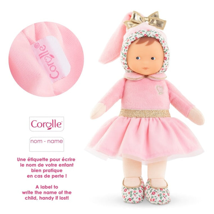 Poupée Miss Ballerine Rose grenadine de Corolle. Première poupée dès la naissance
