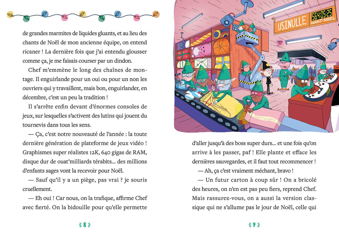 livre avent mission cadeaux nuls auzou lutin noel Mlle et Coco