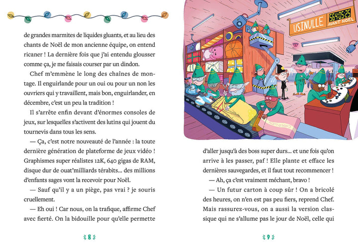 livre avent mission cadeaux nuls auzou lutin noel Mlle et Coco