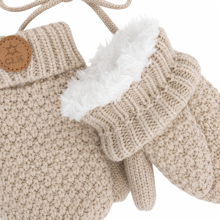 Mitaines en tricot Sable Calikids accessoire Mlle et Coco
