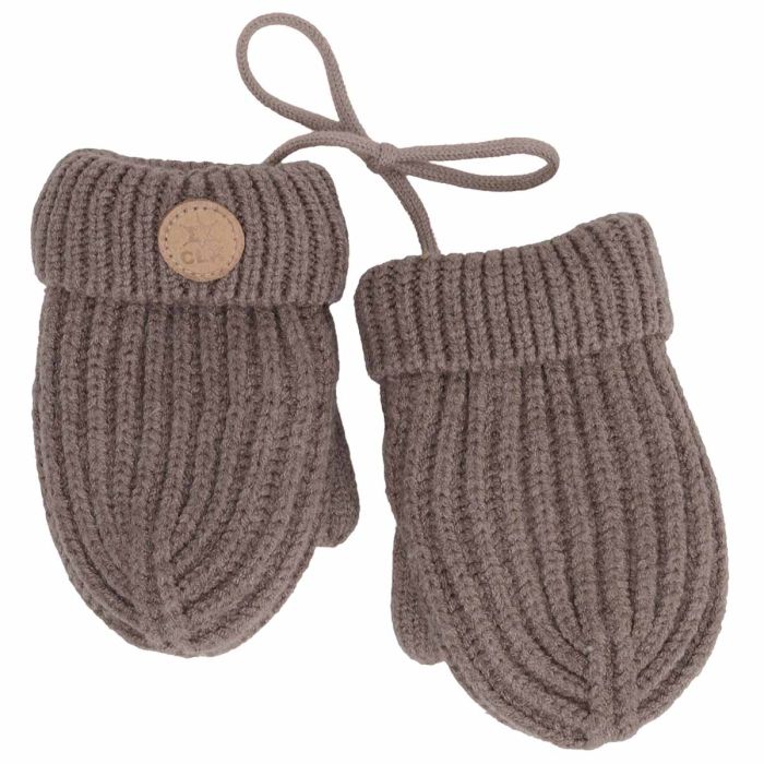 Mitaines en tricot côtelé Mocha Calikids Mlle et Coco