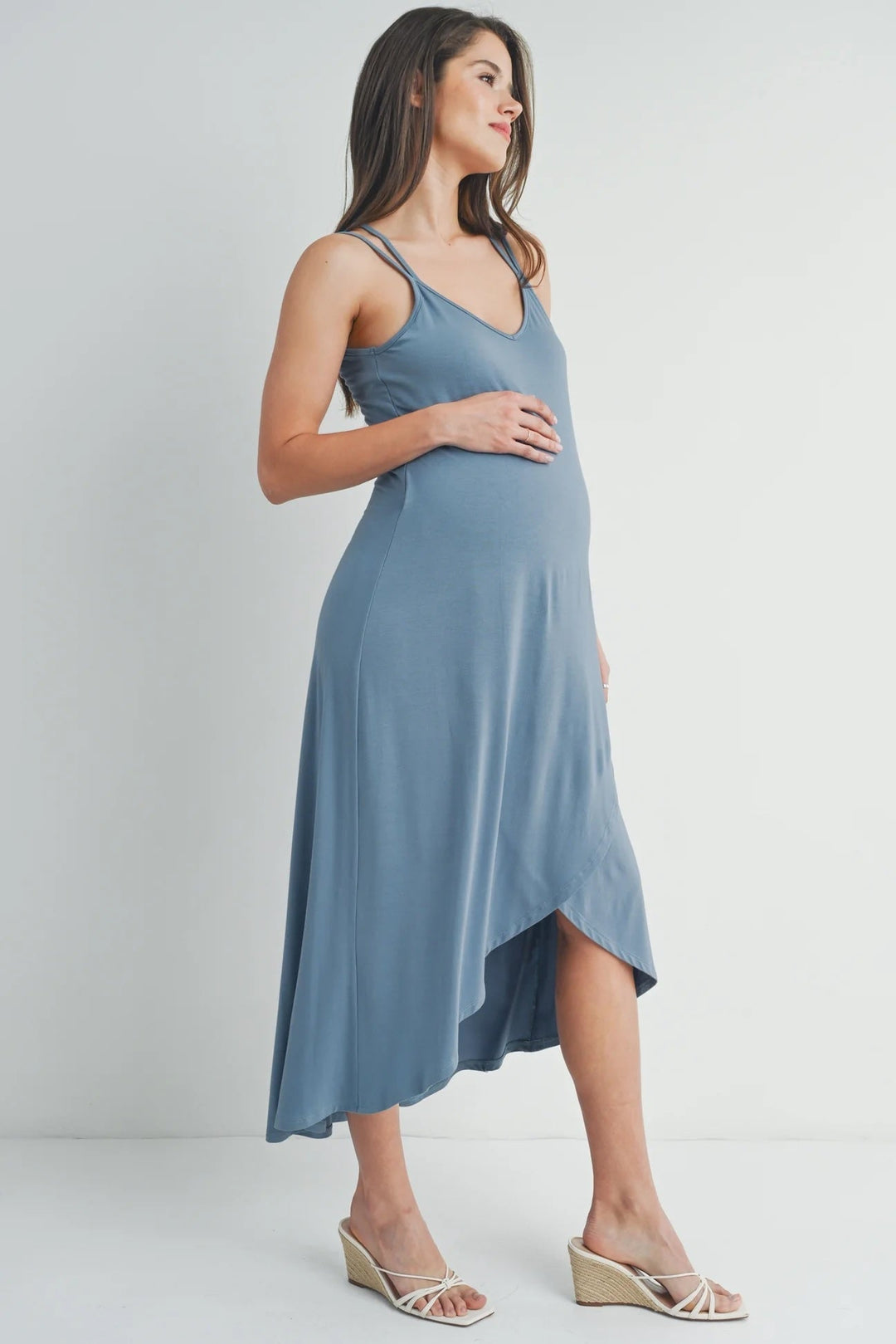 Robe midi maternité Chambray Hello Miz Mlle et Coco