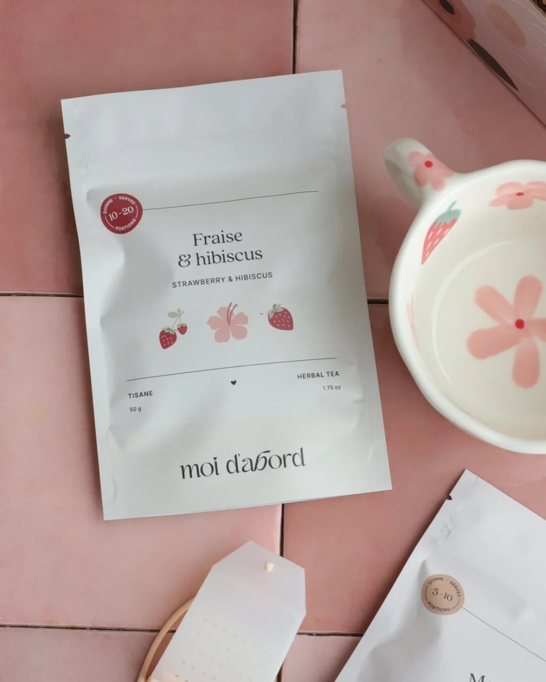 Tisane Fraise &amp; hibiscus Moi d&