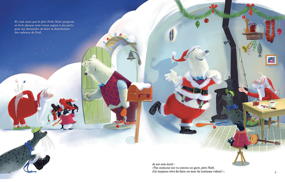 Livre C'est moi, le père noël! Auzou Éditions Noël Mlle et Coco