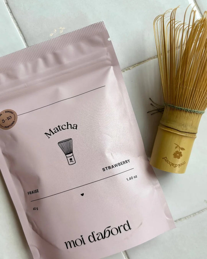 Thé matcha au fraise Moi d&