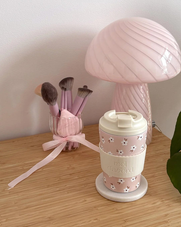 Tasse de voyage isotherme champ rosé Moi d&