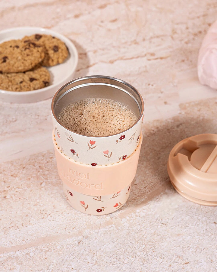 Tasse de voyage isotherme mélange floral Moi d&