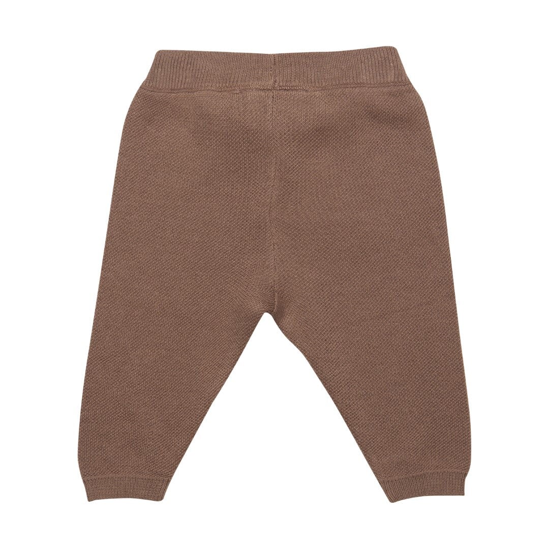 pantalon tricot moka taille élastique vêtement en-fant petit