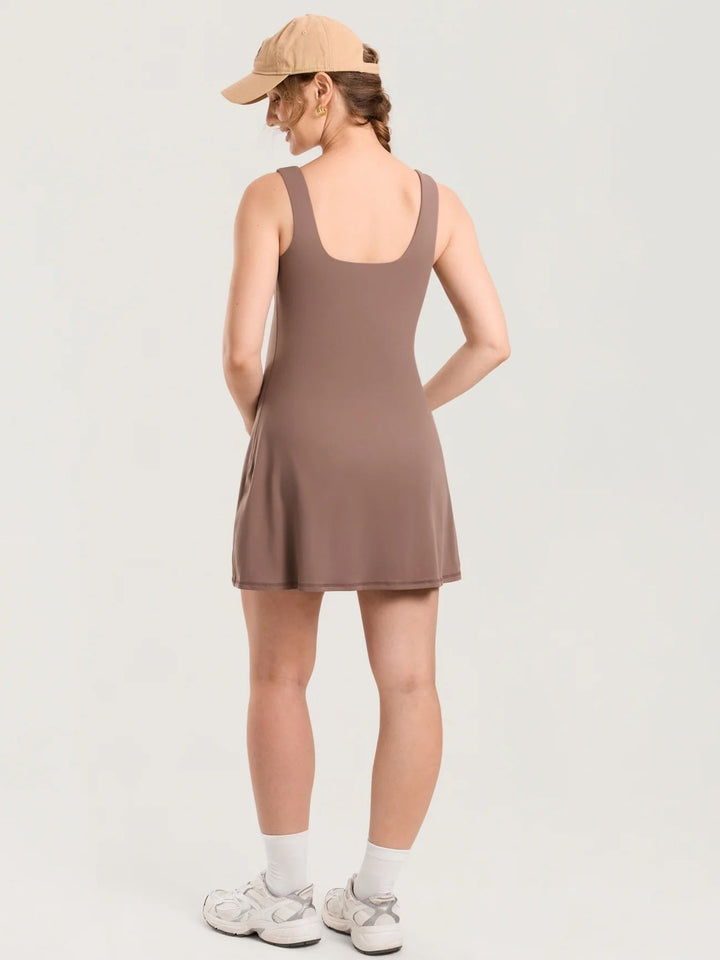 Robe de maternité Natrelax Brun violet Momanda Mlle et Coco