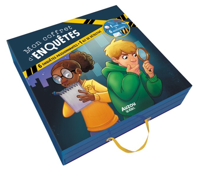 mon coffret enquêtes Auzou Jeu enfant Mlle et Coco