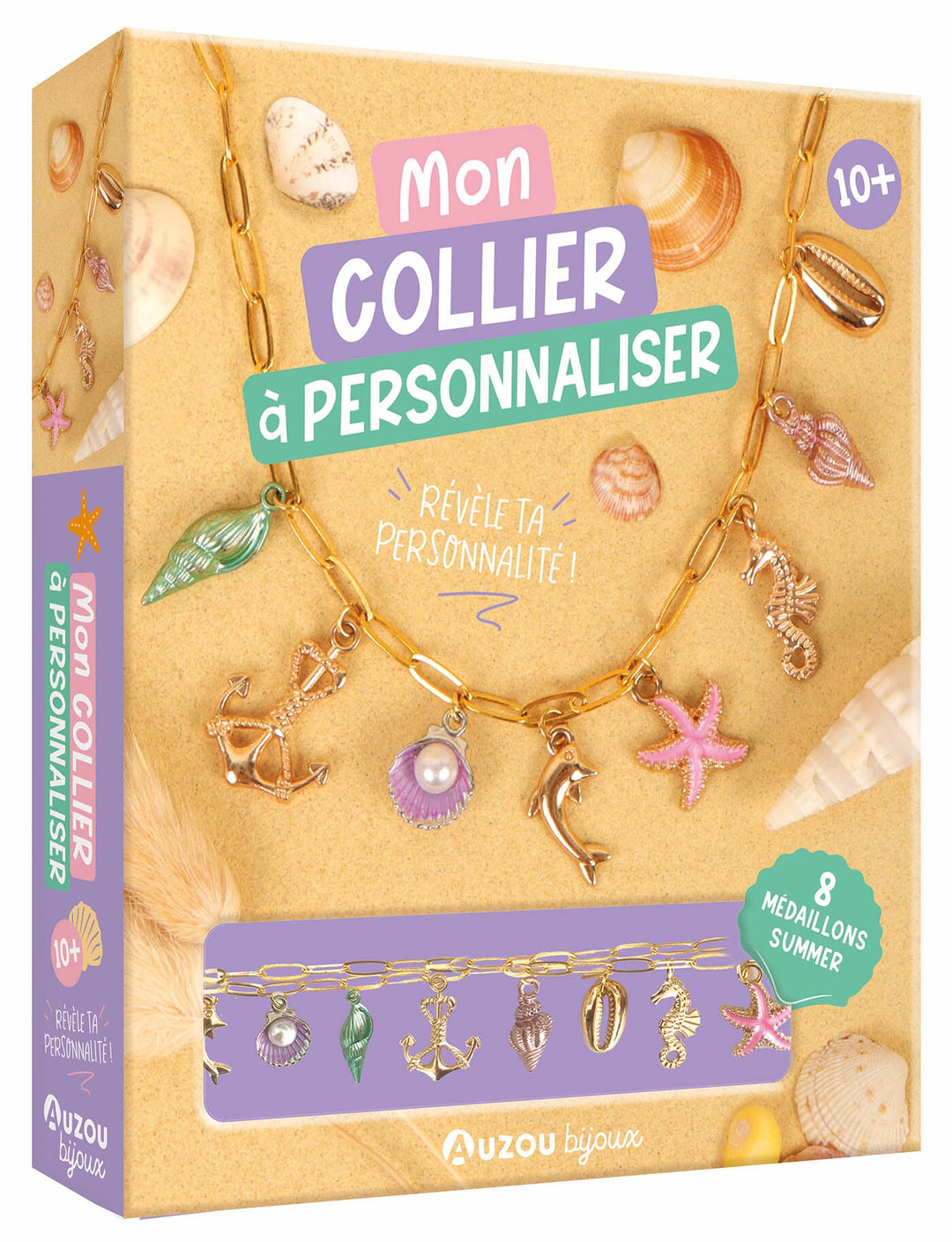 bricolage Mon collier à personnaliser Auzou bijoux 