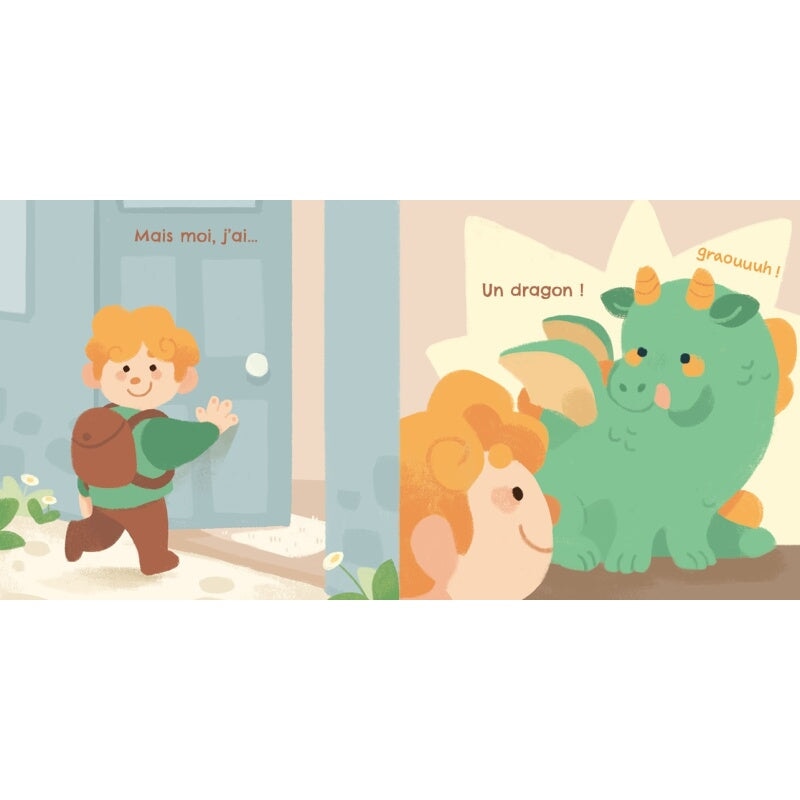 Livre mon dragon La poule qui pond Mlle et Coco