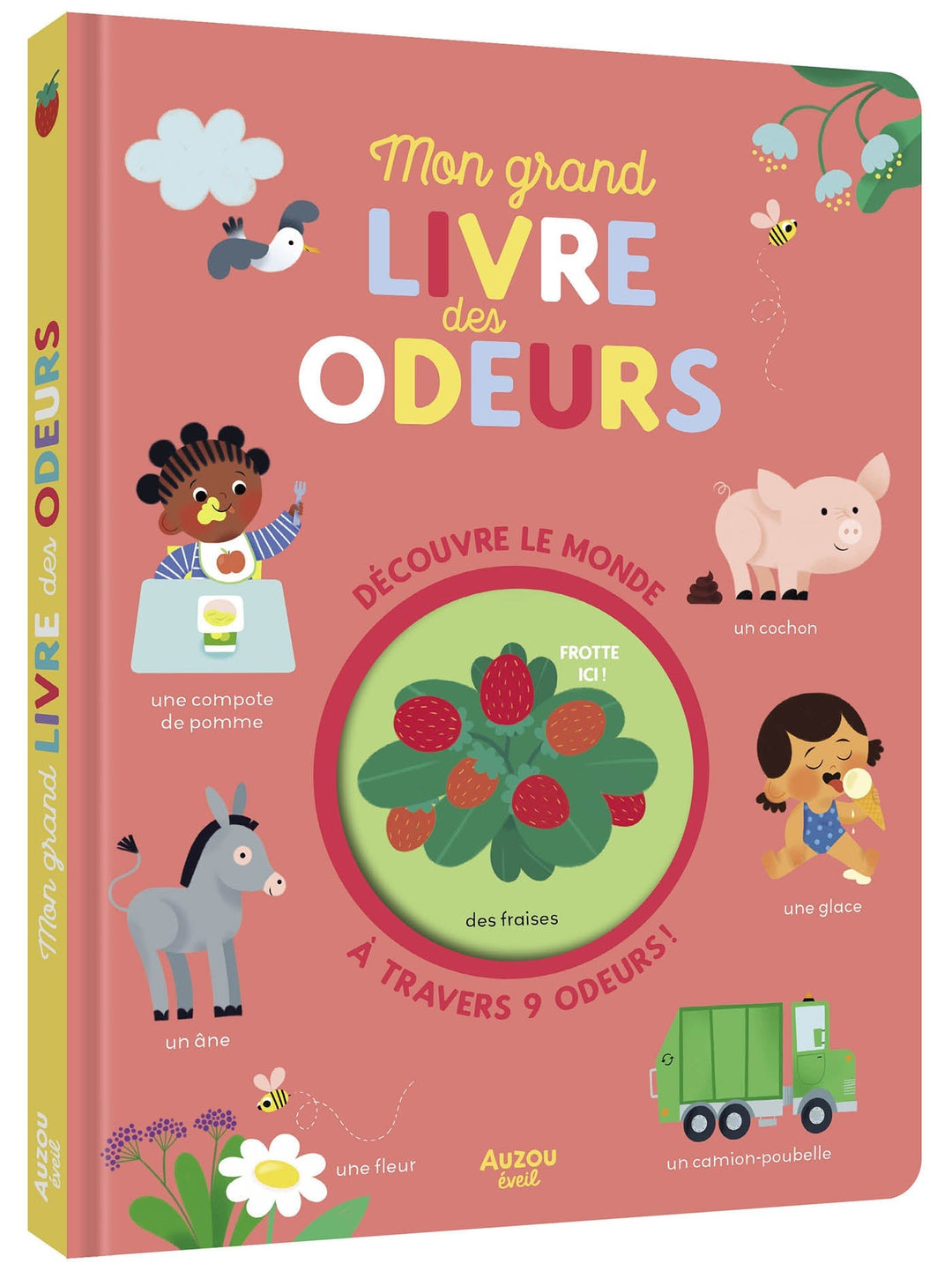 Auzou mon grand livre des odeurs Mlle et Coco