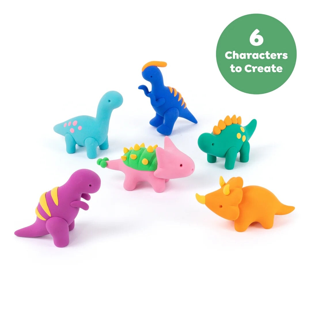 Bricolage Claytopia le monde des dinosaures Tiger Tribe Mlle et Coco