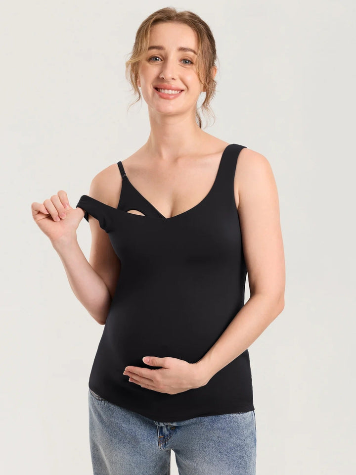 camisole maternité allaitement noir Momanda Mlle et Coco