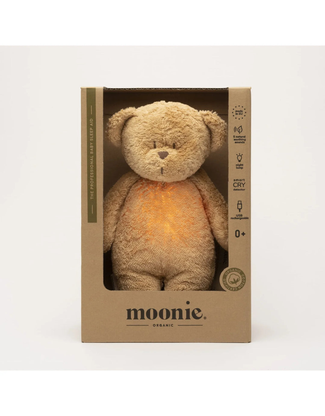 Peluche Moonie ourson cappuccino peluche Mlle et Coco 