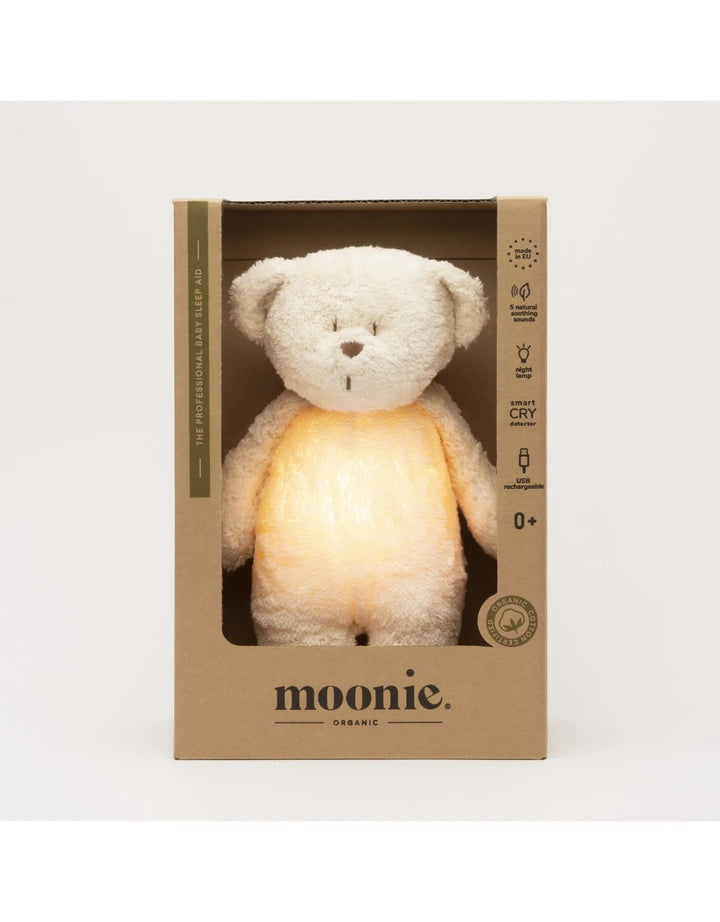 Peluche Moonie ourson polaire musical veilleuse Mlle et Coco