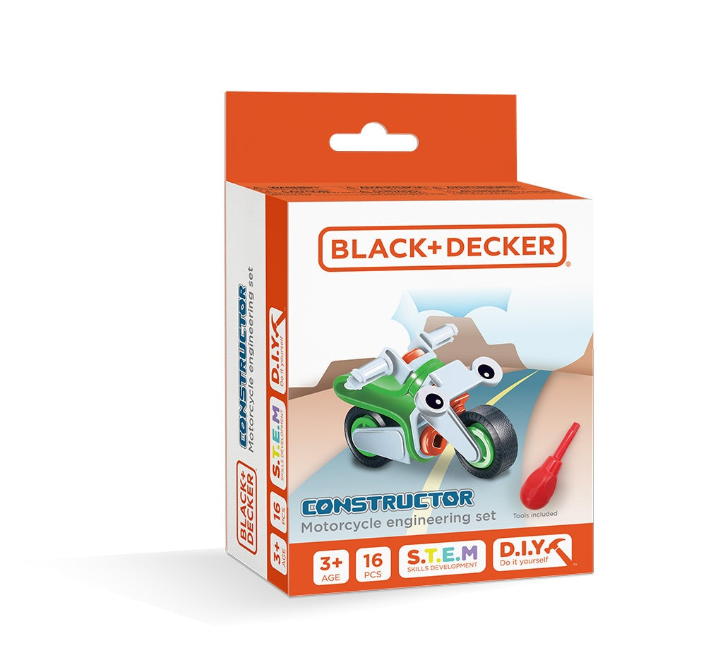 Black + Decker moto Constructor Jr, jeu de construction