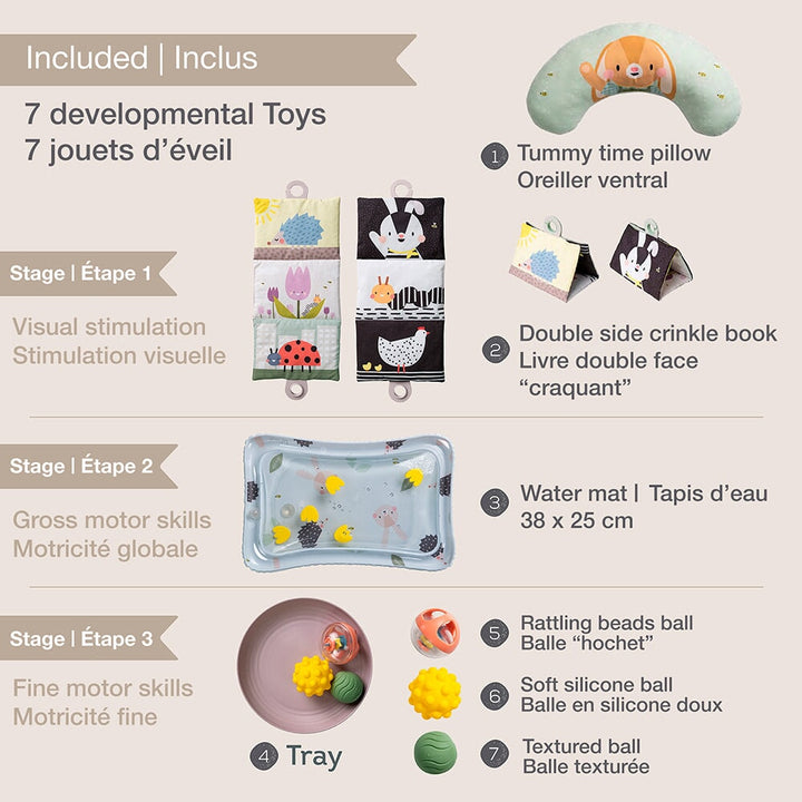 les essentiels pour position ventrale taf toys Mlle et Coco