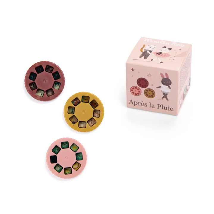 Disques à histoires du soir - 3 disques par série - Moulin Roty Jouet/jeux Moulin Roty Après la pluie 
