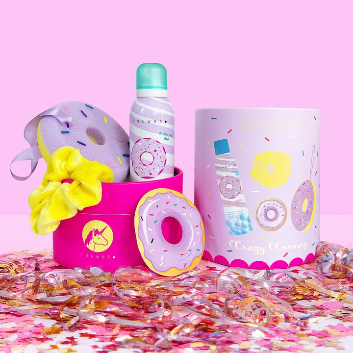 coffret mousse douche beigne Inuwet Mlle et Coco