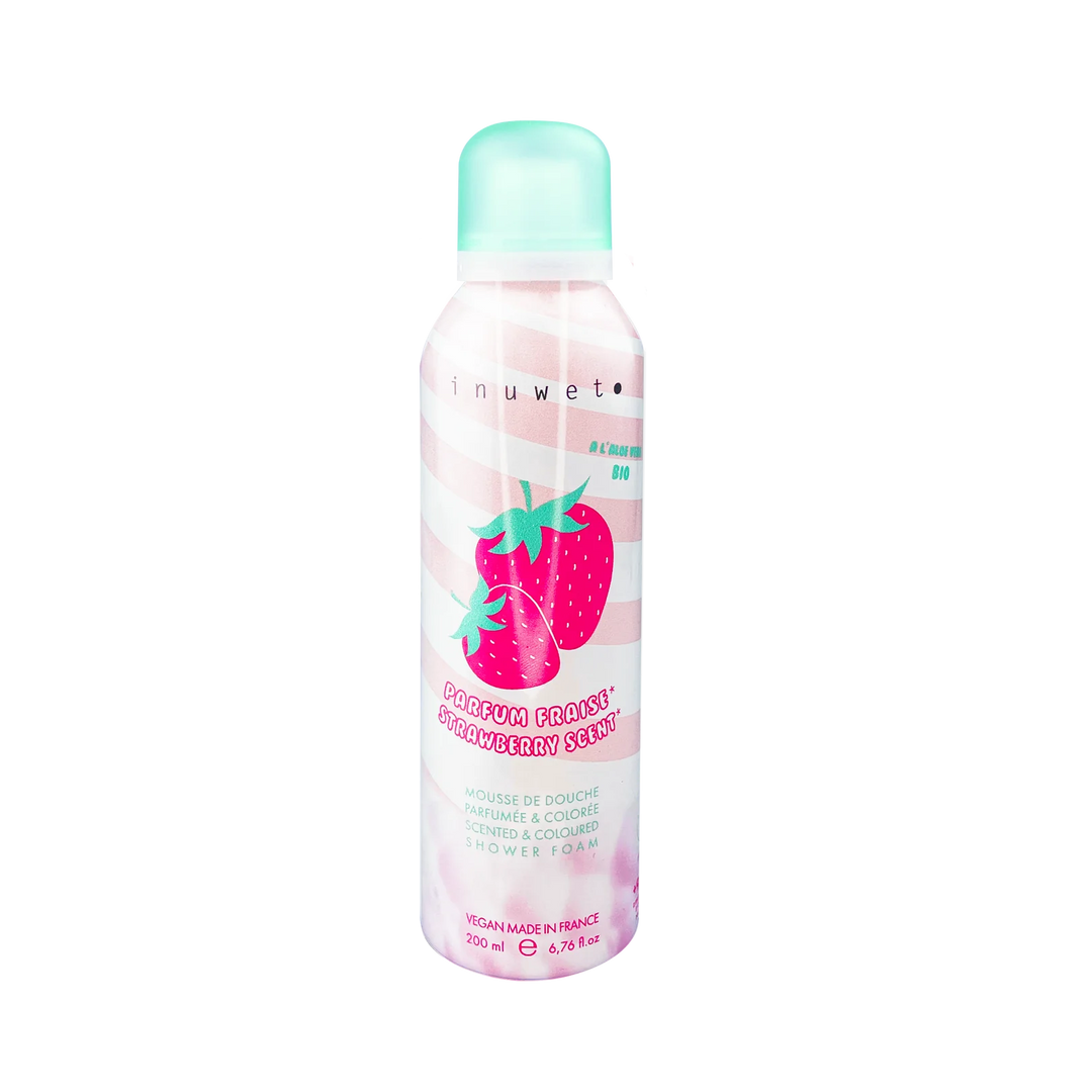 mousse douche fraise Inuwet Mlle et Coco produit enfant