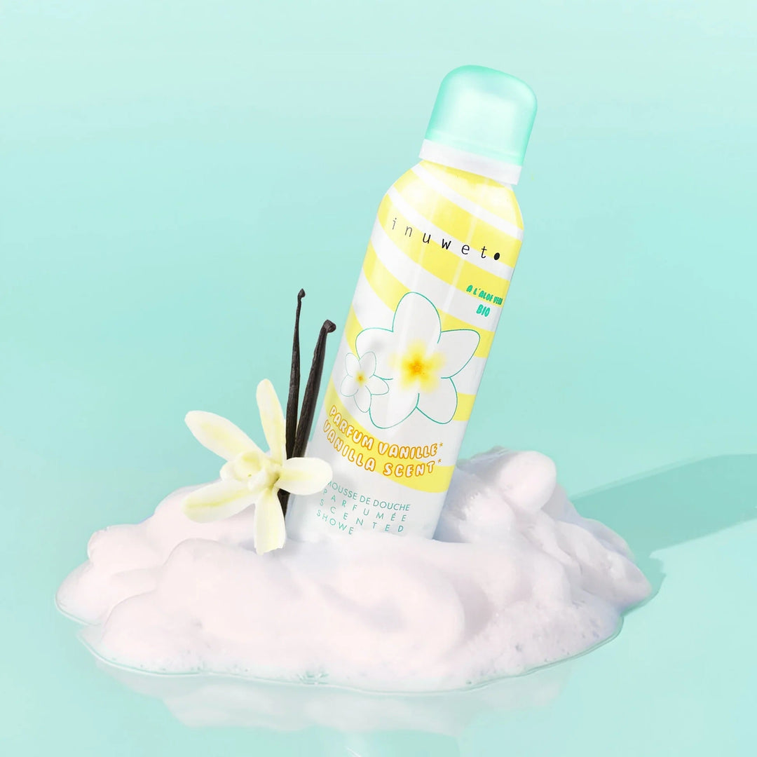 mousse douche vanille vegan Inuwet Mlle et Coco savon