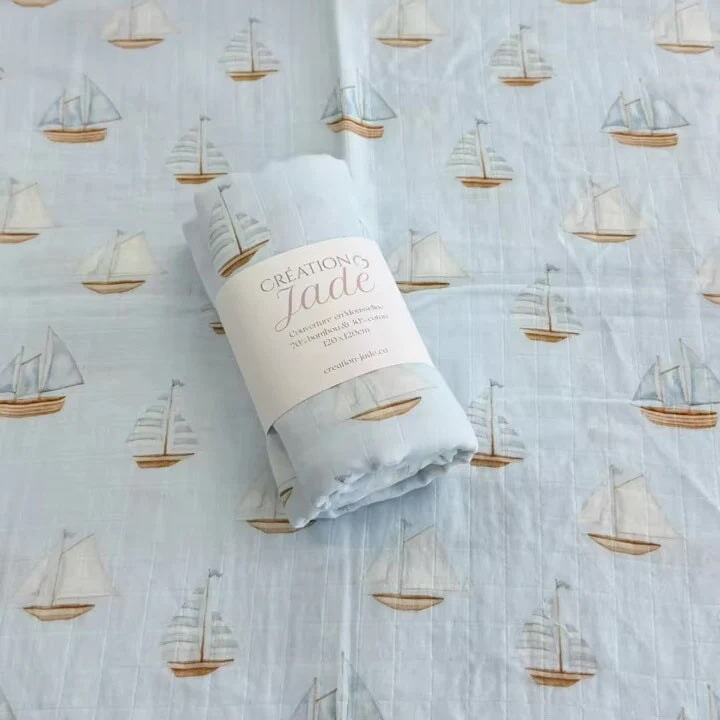 Création Jade mousseline vogue petit bateau Mlle et Coco