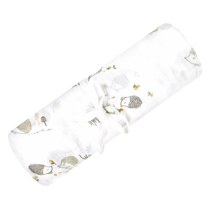 Couverture mousseline hérissons Perlim Pinpin Mlle et Coco