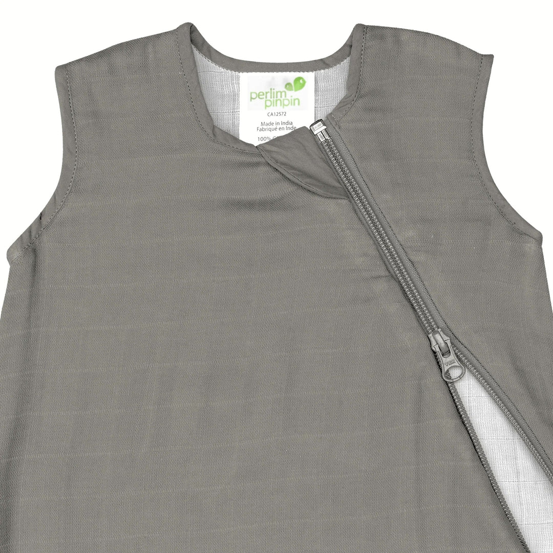Dormeuse mousseline gris 0.7 tog Perlim Pinpin Mlle et Coco
