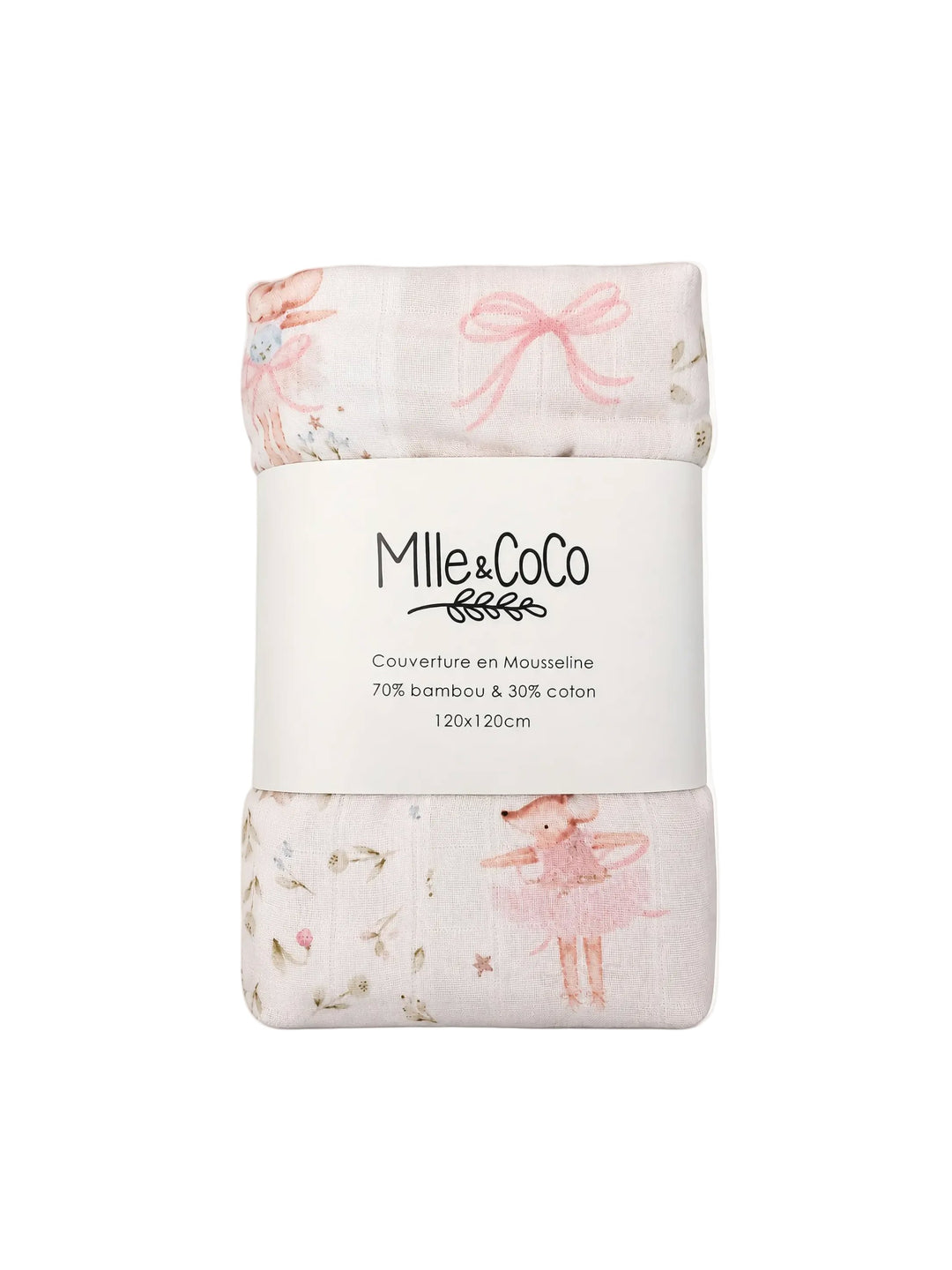 mousseline Mlle et Coco Souris courte pointe 