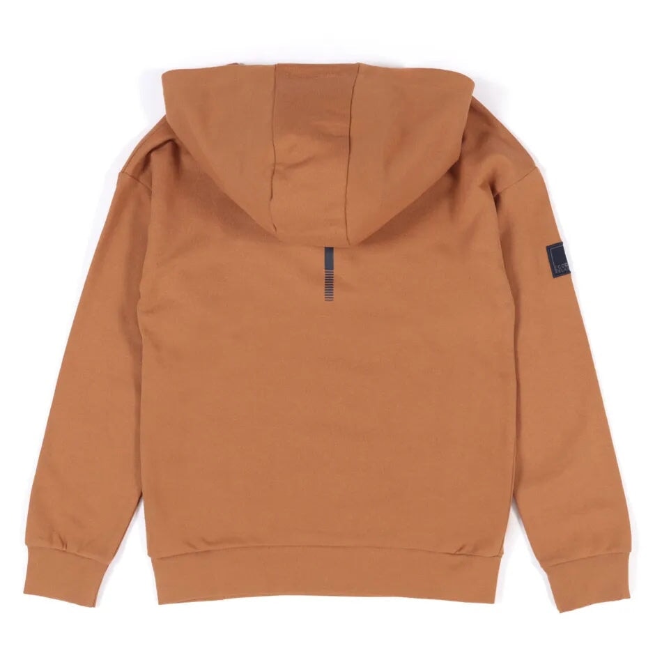 veste capuchon kangourou caramel brun Nanö vêtement enfant