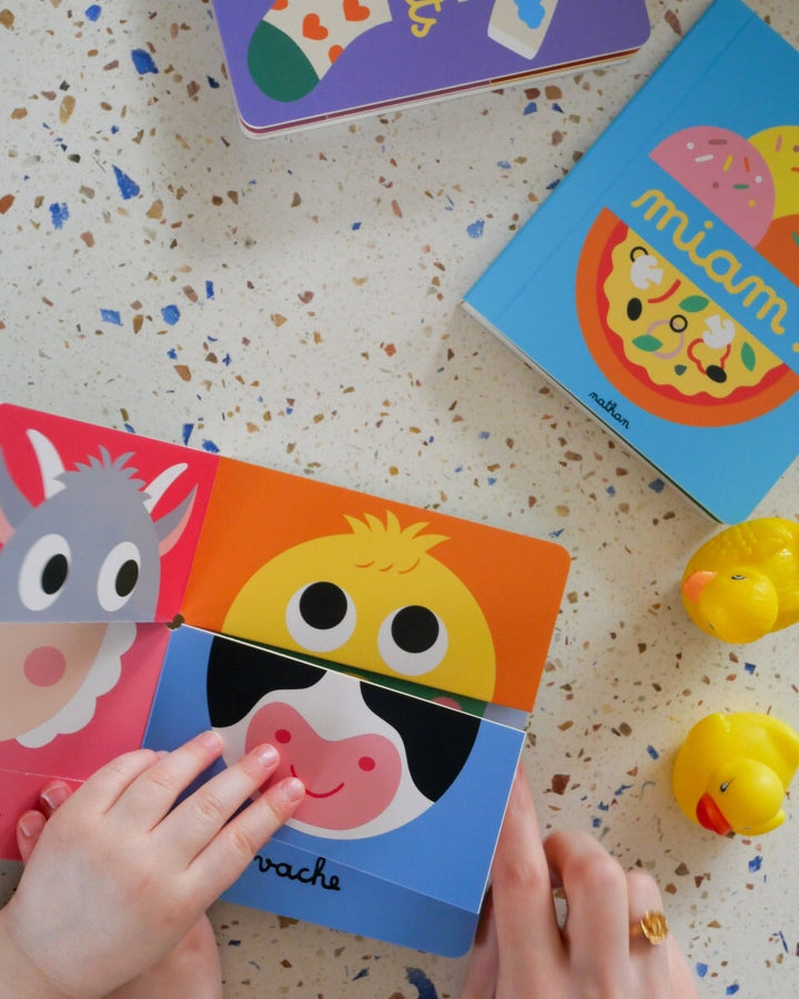 Livre interactif minimix ferme Nathan Mlle et Coco