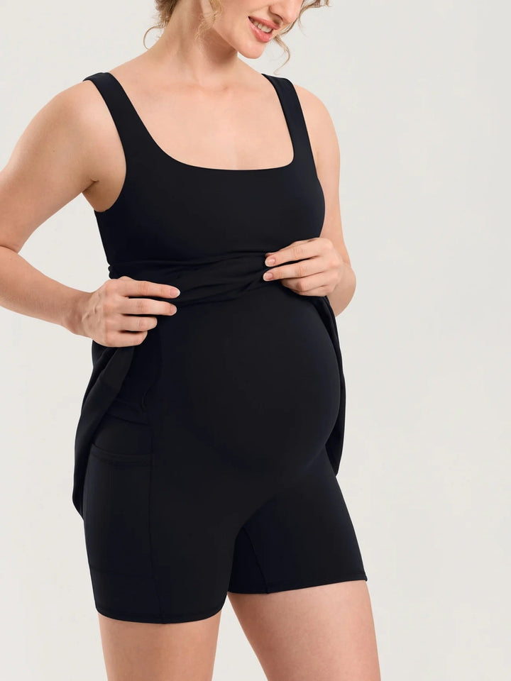 Mini robe maternité natrelax noir Momanda Mlle et Coco