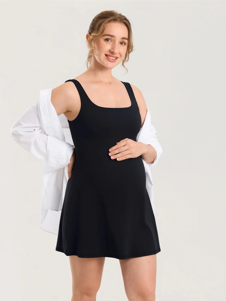 Mini robe maternité natrelax noir Momanda Mlle et Coco